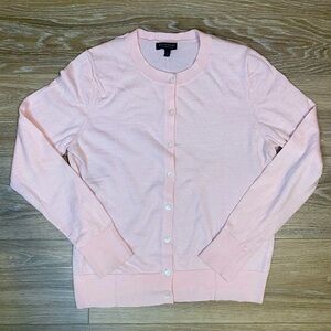 Banana Republic Merino Wool Pink Cardigan Large